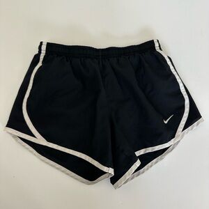 Kids black Nike dry fit shorts, size medium